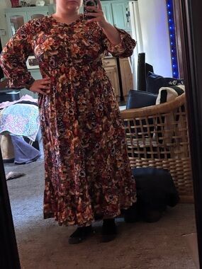chinese dress ladies Macy V-Neck Maxi Dress – lularoe main image 0